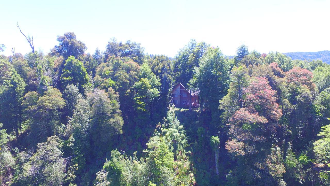 Cabana Rustica Patagonia Chilena Coñaripe Exterior foto
